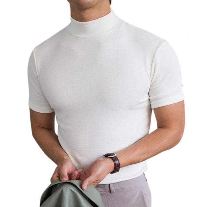 Modisches Herrenshirt, langärmelig, mit geradem Saum & Rundhalsausschnitt. Perfekt für den lässigen Herbst-Alltag.