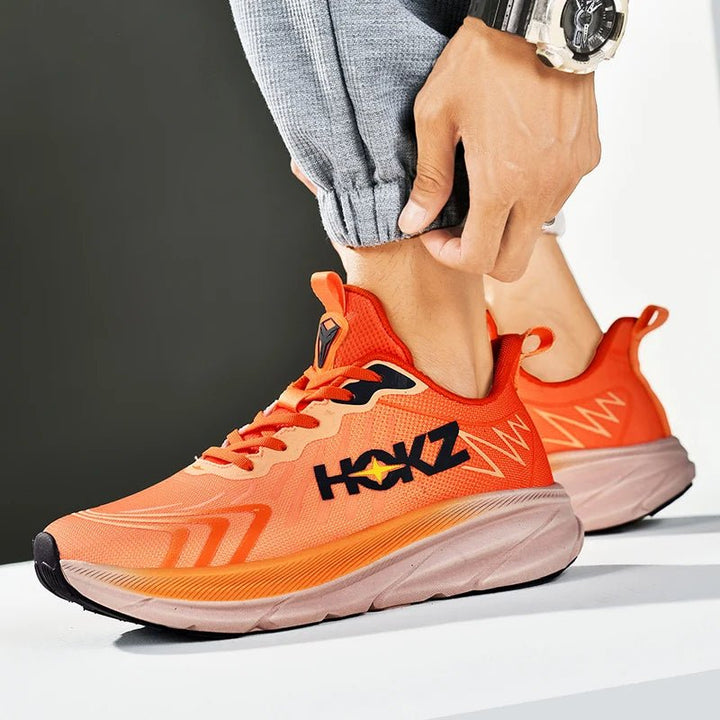 Herren Laufschuhe mit Feder-Sohle & Stoßdämpfung. Komfortable, atmungsaktive Sportschuhe für Herren.