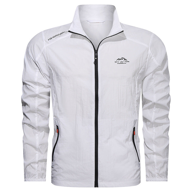 Herren Sport- & Freizeitjacke, ultraleicht, schnelltrocknend, mit UV-Schutz, ideal für den aktiven Mann im Herbst.