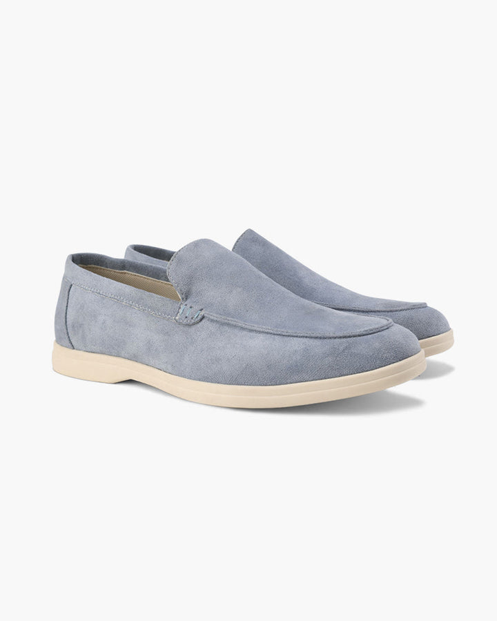 Klassische schwarze Herren Loafer zum Reinschlüpfen; elegante und vielseitige Anzugschuhe.