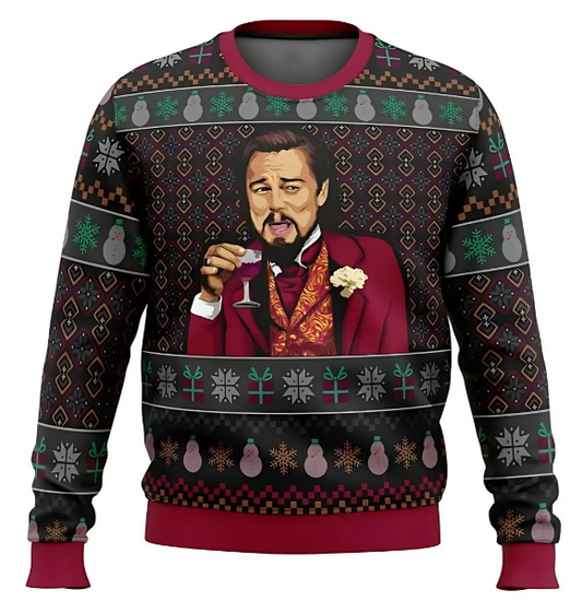 Trendiger Herren-Meme-Weihnachtspullover. Ein lustiger & gemütlicher Sweater, perfekt als Geschenk für Weihnachten.