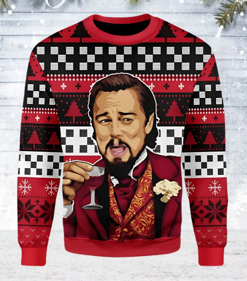 Herren-Weihnachtspullover mit lustigem Meme. Festlicher, gemütlicher Winterpullover für Herren – eine tolle Geschenkidee.
