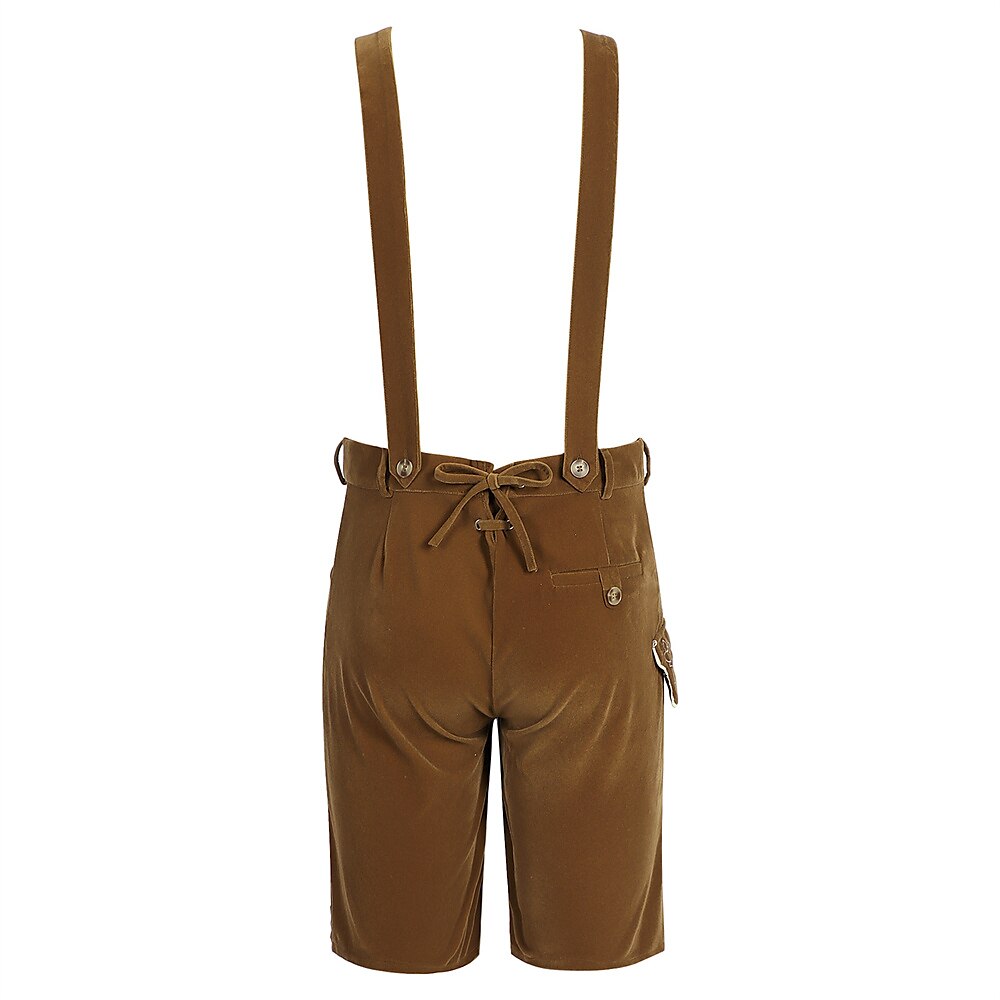 Elegante bayerische Herren Trachtenhosen, traditionell bestickt, perfekt für Oktoberfest, Wiesn & Festlichkeiten.