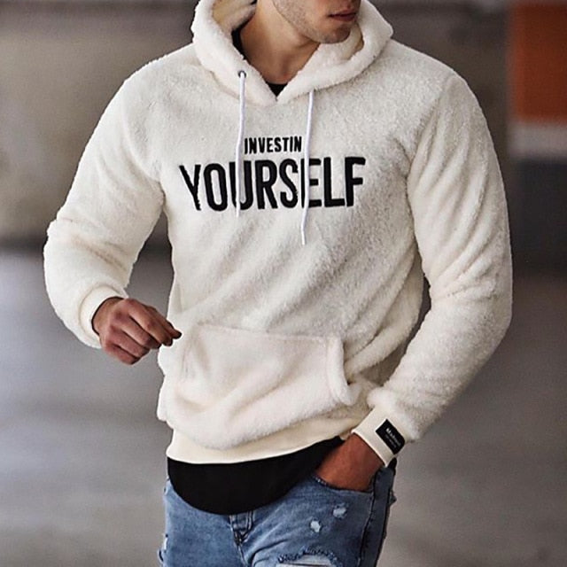 Kuscheliges Herren Sweatshirt Oberteil, weich und warm, perfekt für Freizeit und Männer Mode im Herbst/Winter.
