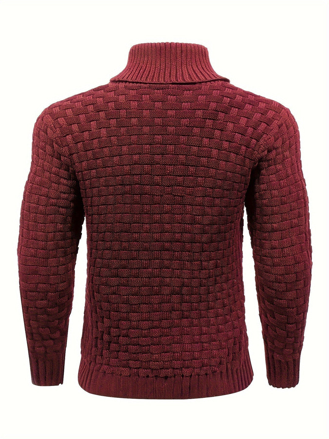 Herrenmode: Pullover mit Waffelstruktur, Schalkragen, Strick – elegant für jede Gelegenheit.