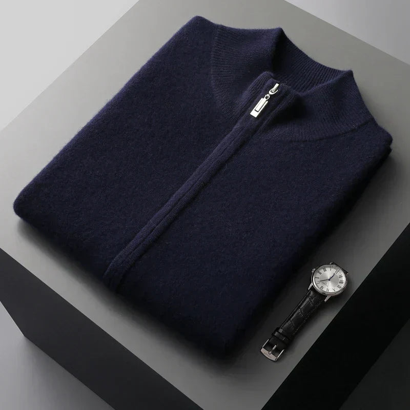Praktische Herrenweste mit Reißverschluss & Seitentaschen. Optimal für Layering in Herrenmode, bequem & funktionell.