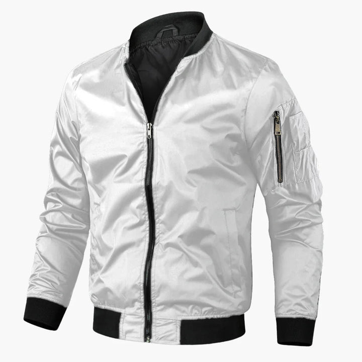 Modische Herren Übergangsjacke im Retro Stil. Perfekt als Casual Jacke für Frühling und Herbst.