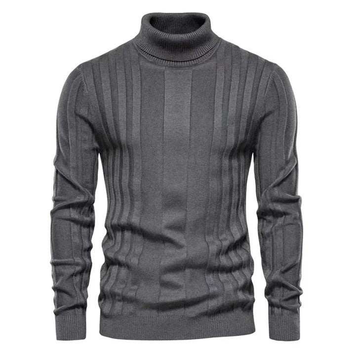 Herren Rollkragenpullover, warm & bequem, ideal für stilvollen Winterkomfort. Eleganter Strickpullover für Männer.