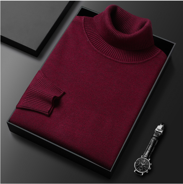Eleganter Herren Rollkragenpullover "Zuri" für Business und Freizeit. Eine stilvolle Ergänzung deiner Wintergarderobe.