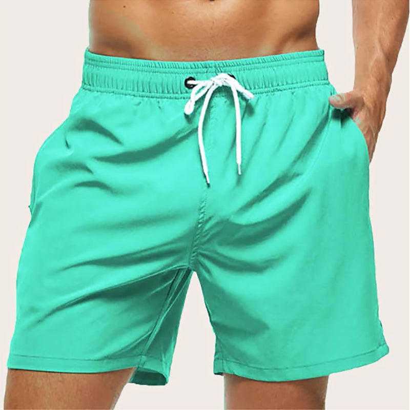 Herren Strandshorts in Grau, bequem & stilvoll für den Sommer am Meer.