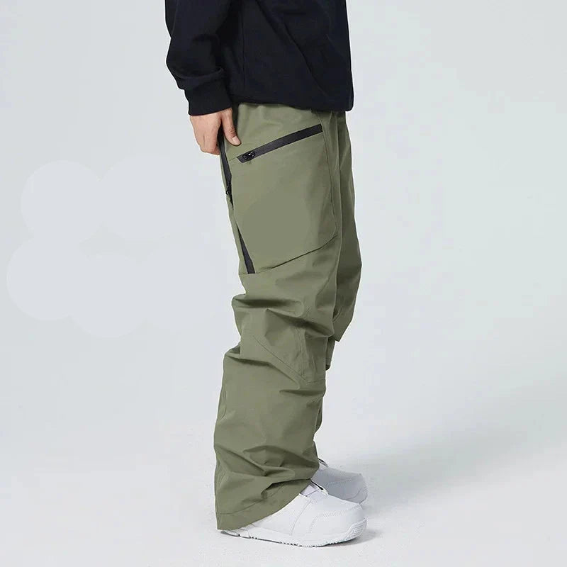 Robuste, winddichte Herren Winterhose, ideal als Skihose oder Outdoorhose für kalte Tage & Schnee.
