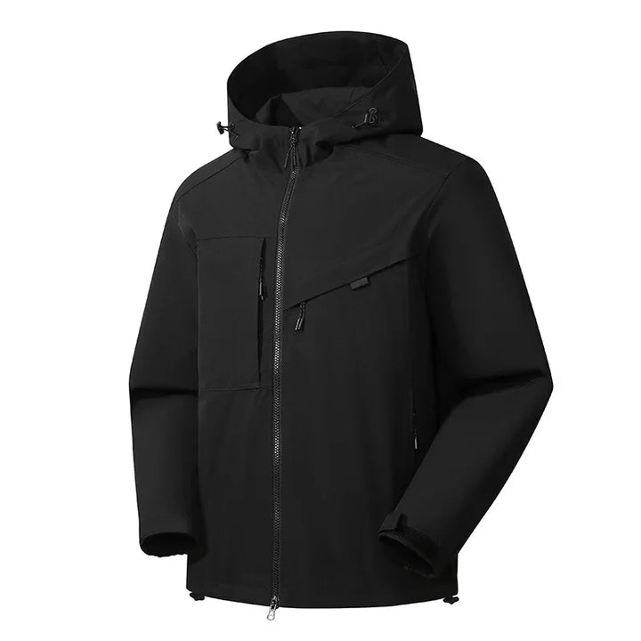Herren Skijacke mit Kapuze, warm & sportlich für Wintersport. Lässige Winterjacke für Herren.