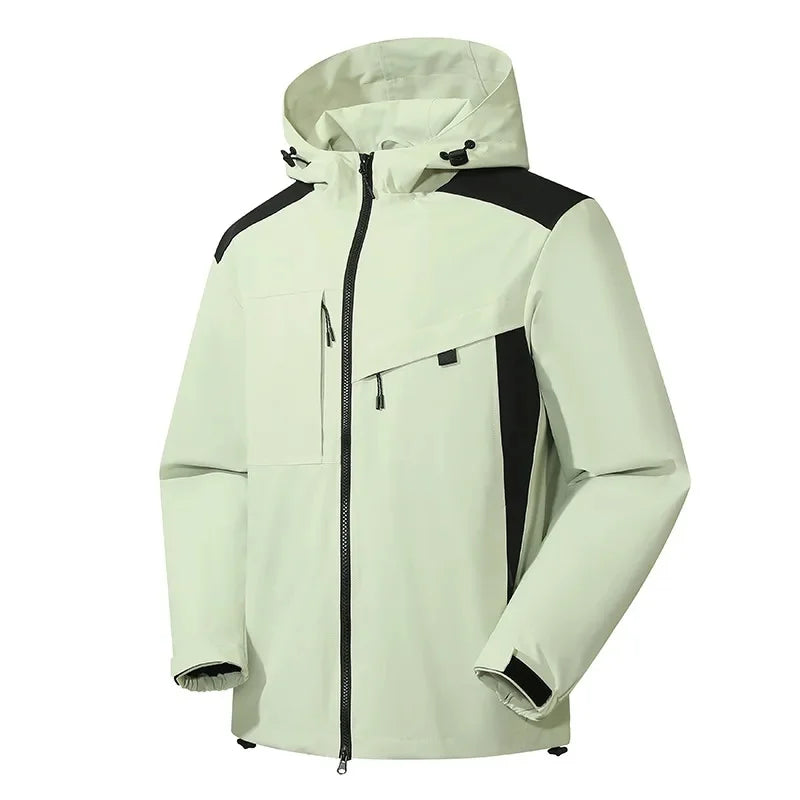 Warme Herren Sportjacke mit Kapuze für den Winter. Perfekt als Schneejacke oder Freizeitjacke.