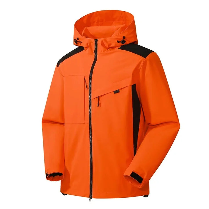 Vielseitige Herren Outdoorjacke mit Kapuze, ideal für Wintersport, Skifahren, Wandern und Freizeit.