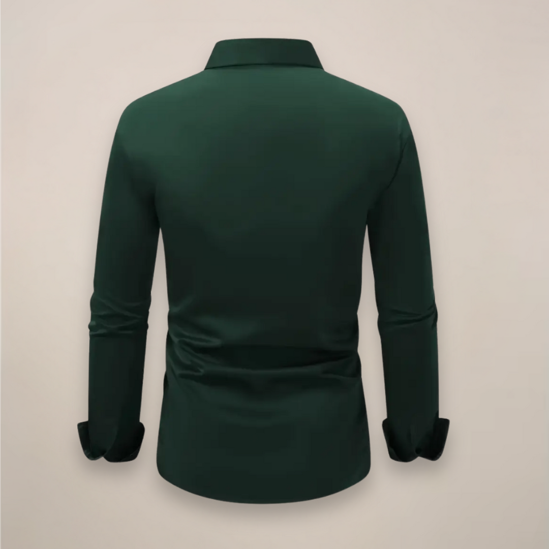 Vielseitiges Herren Slim Fit Hemd für Business & Freizeit. Modernes Langarmhemd für Frühjahr.