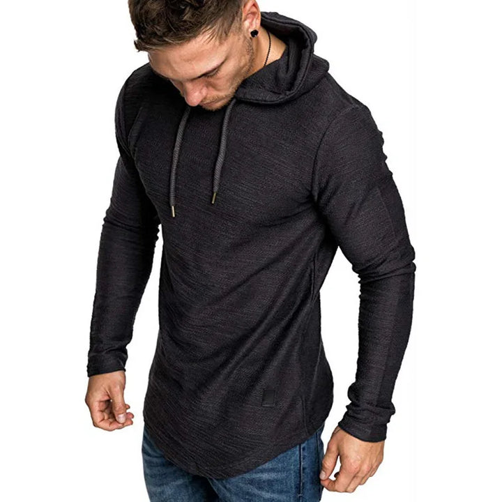 Stylischer Herren Slim Fit Hoodie, Kapuzenpullover für Komfort und einen modernen, sportlichen Look im Alltag.
