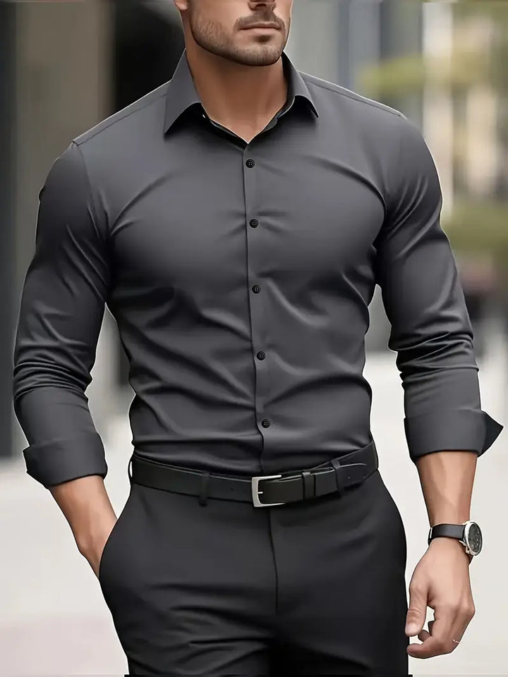 Bequemes elegantes Hemd Herren, Slim Fit