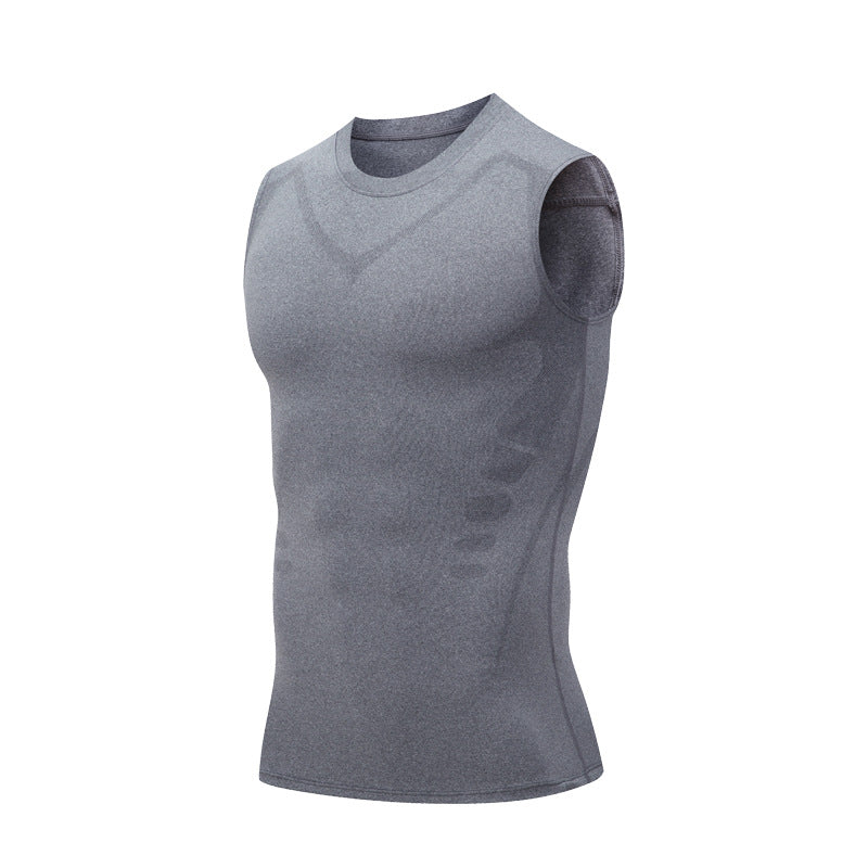 Stylische Slim Fit Herren Weste, atmungsaktiv & schnelltrocknend, perfekt für Fitness, Laufen und Sport.