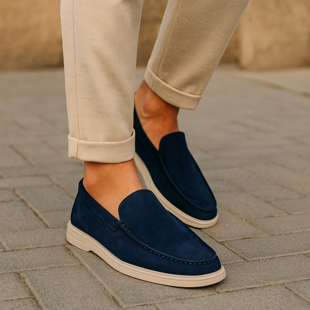 Leichter Herren Komfort-Loafer, perfekt als Frühlings- und Sommerschuh, einfaches Slip-On Design.