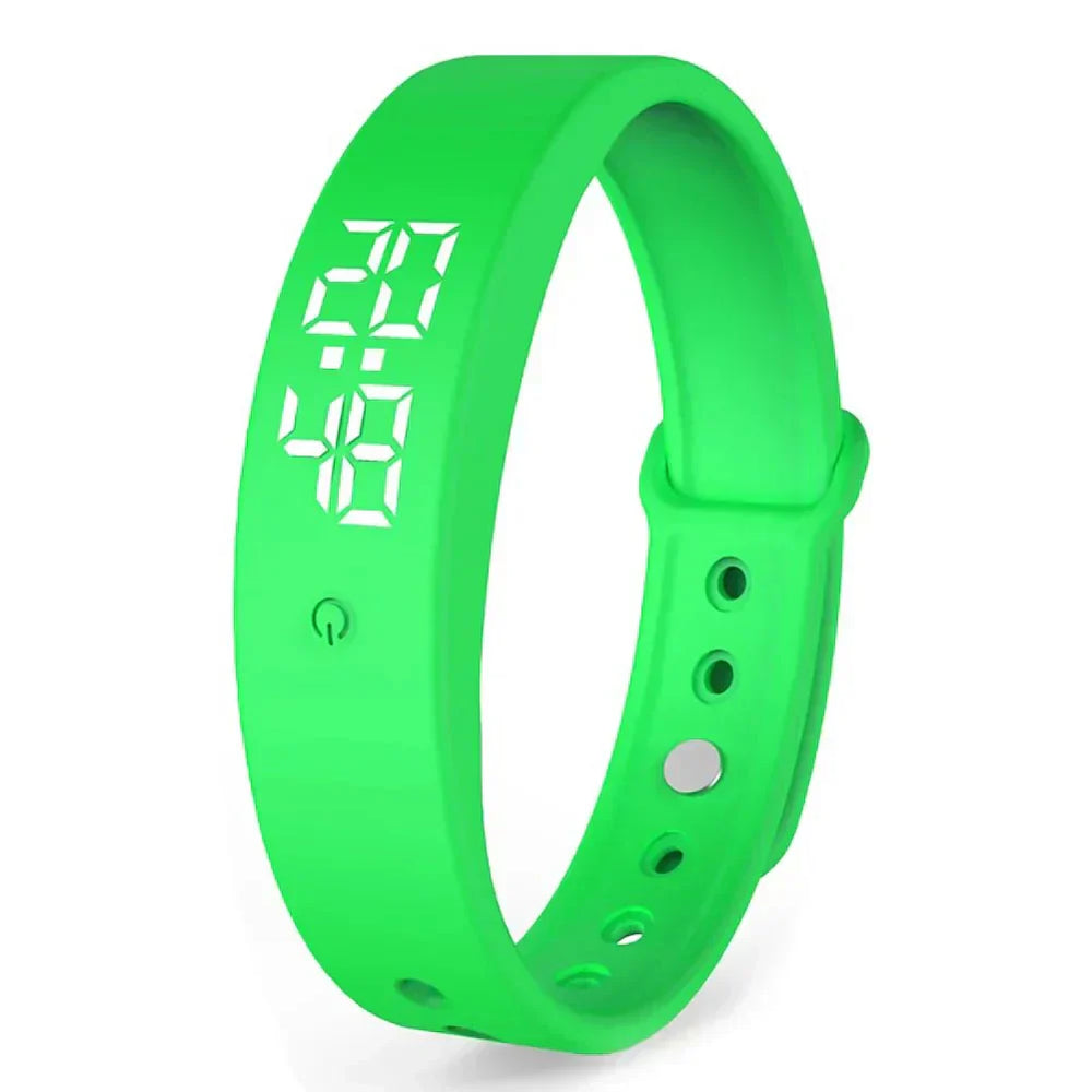 Robuste Herren Fitness Smartwatch: Wasserdicht, misst Herzfrequenz & Schritte. Ideale Sportuhr für aktive Männer.