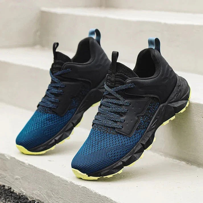Bequeme Herren Freizeitschuhe für Alltag & Sport. Robuste Unisex Ganzjahresschuhe, ideal als Turnschuhe & Trailschuhe.