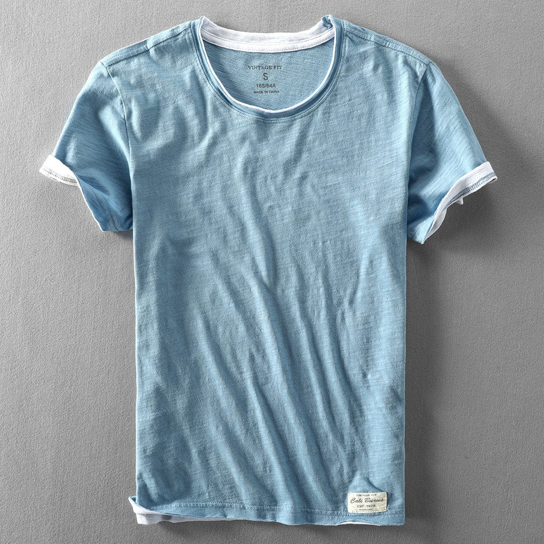 Elegantes Herren Sommer-Shirt. Vielseitig, leicht und atmungsaktiv.