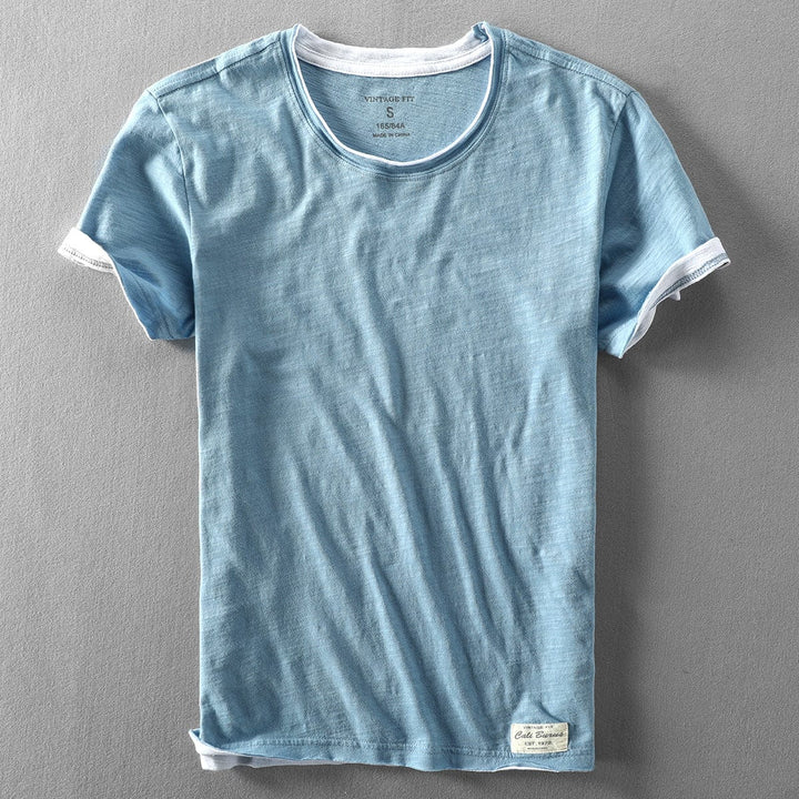 Elegantes Herren Sommer-Shirt. Vielseitig, leicht und atmungsaktiv.