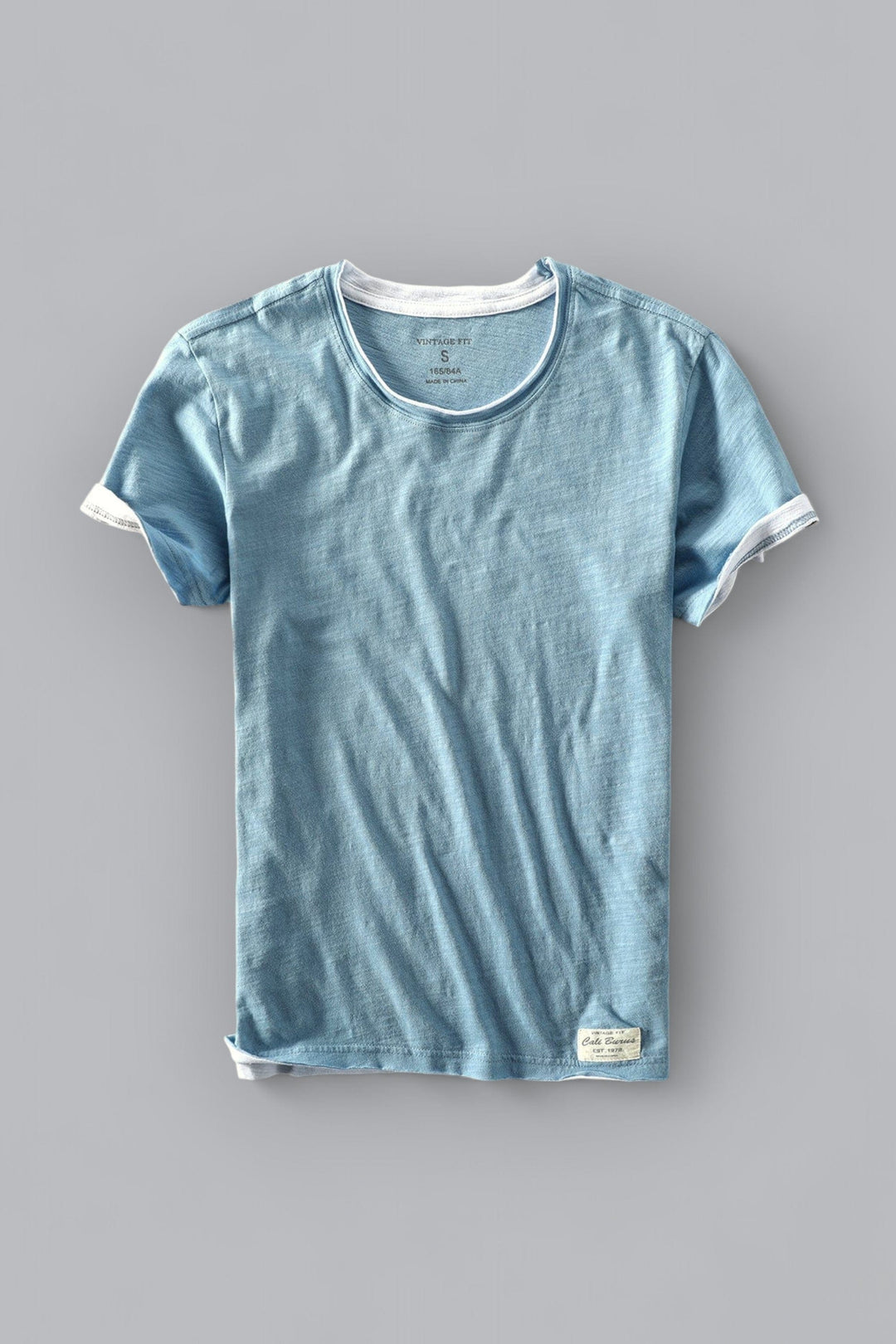 Basic Herren T-Shirt, kurzarm. Leicht und bequem für täglichen Gebrauch.