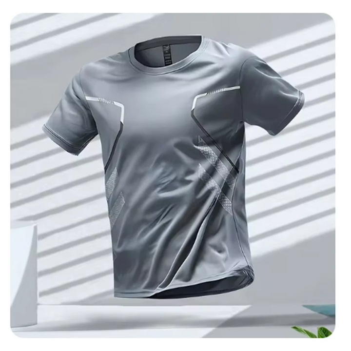 Vielseitiges Herren Sportshirt, atmungsaktiv & schnelltrocknend, optimal für Laufen, Fitness & jede Sportart.