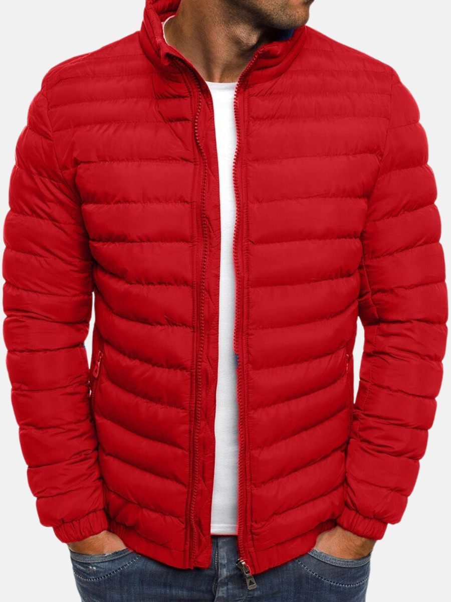 Warme Herren Freizeitjacke, gesteppt, komfortabel. Die ideale Herrenjacke für Outdoor-Aktivitäten im Herbst.