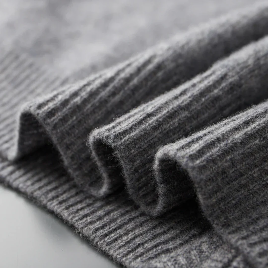 Herren Reißverschluss Strickjacke, elegantes Oberteil für eine vielseitige Garderobe.