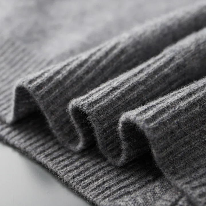 Herren Reißverschluss Strickjacke, elegantes Oberteil für eine vielseitige Garderobe.