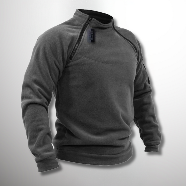 Herren Tactical Pullover mit Viertelreißverschluss, ideal für Outdoor & Freizeit. Komfortable Herrenmode.