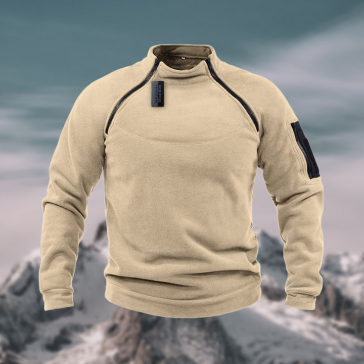 Komfortabler Herren Tactical Pullover, sportlich mit Viertelreißverschluss, perfekt für Freizeit & Alltag.