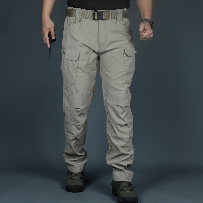 Herren Taktische Cargohose, robust & vielseitig für Outdoor-Aktivitäten, mit vielen Taschen.