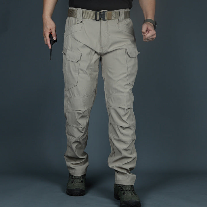 Herren Taktische Cargohose, robust & vielseitig für Outdoor-Aktivitäten, mit vielen Taschen.