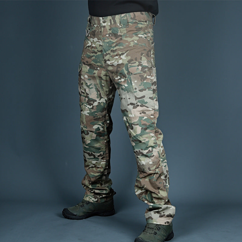 Bequeme Herren Taktische Cargohose, moderne Freizeithose mit praktischen Cargo-Taschen.