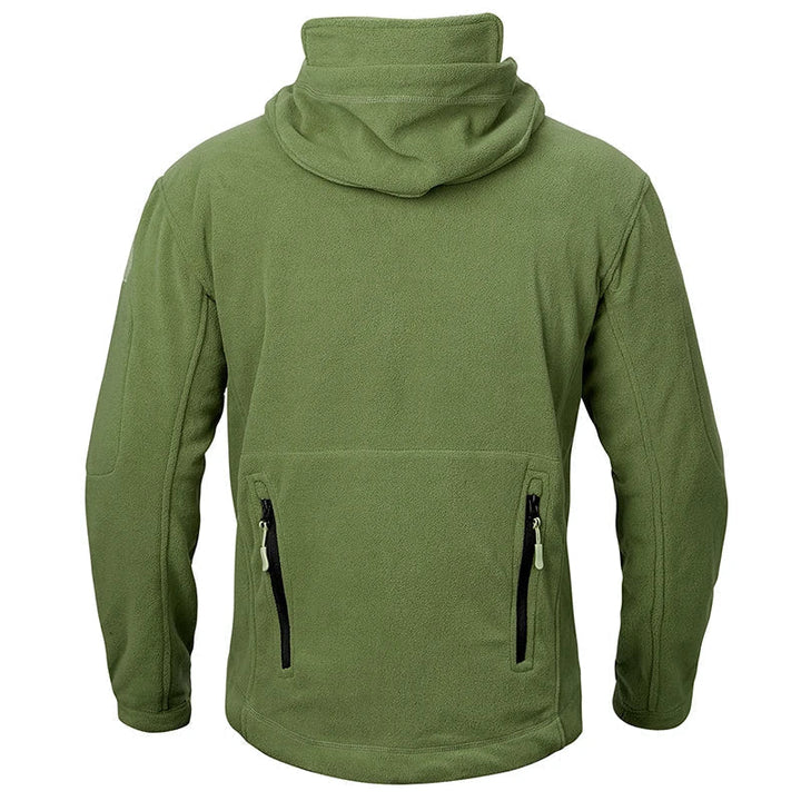 Warme Herren Outdoorjacke mit Fleece-Futter für extremen Kälteschutz. Taktische Winterjacke für Freizeit.