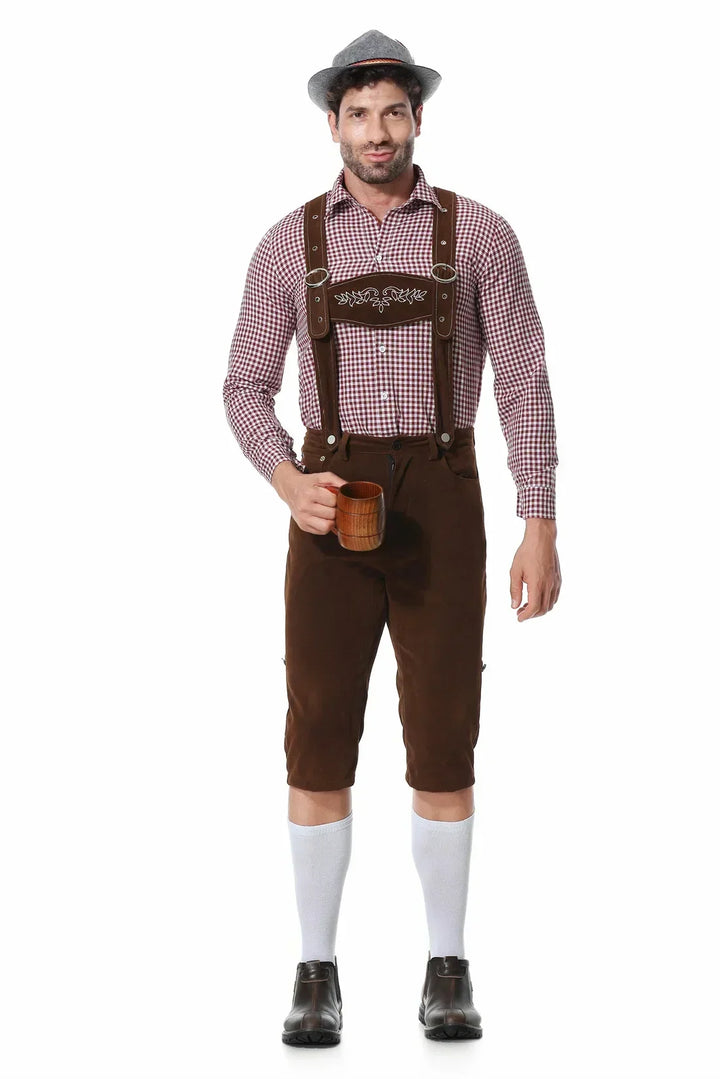 Herren traditionelles bayerisches Trachten-Outfit für Volksfeste, Oktoberfest und gesellige Anlässe.