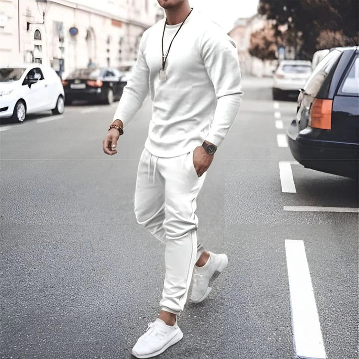 "Herren Trainingsanzug-Set, modern, in verschiedenen Farben, ideal für Fitness & Freizeit, hochwertige Materialien."