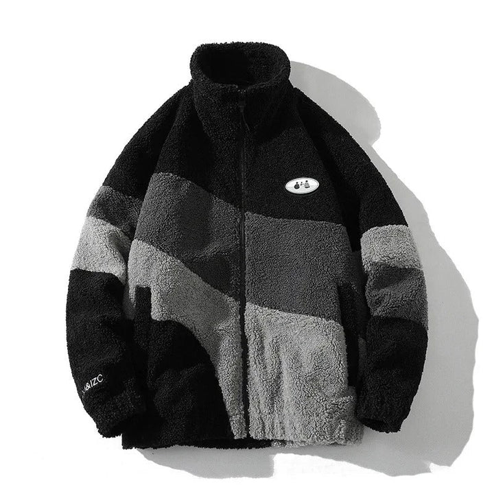 Stilvolle Herren Reißverschlussjacke im Vintage-Look, bequeme Oberbekleidung für Freizeit und Alltagsmode.