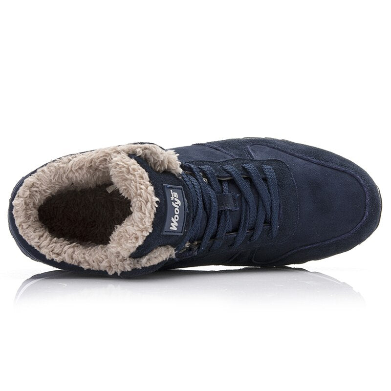 Herren High-Top-Sneakers, gefüttert, robustes Obermaterial, ideal für Wintermode