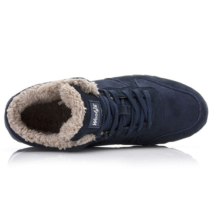 Herren High-Top-Sneakers, gefüttert, robustes Obermaterial, ideal für Wintermode