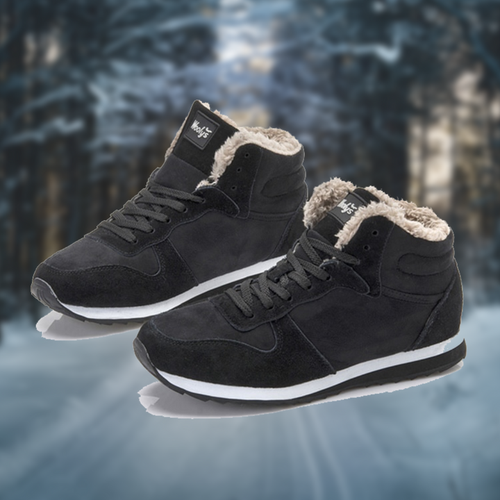Stylische Herren-Freizeitschuhe, High-Top-Sneakers, gefüttert, für kalte Wintertage