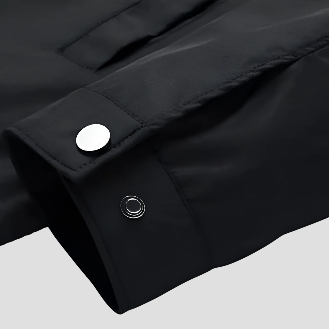 Robuste Herren Windbreaker Jacke, wasserdicht mit Reißverschluss, komfortabel für jedes Wetter.