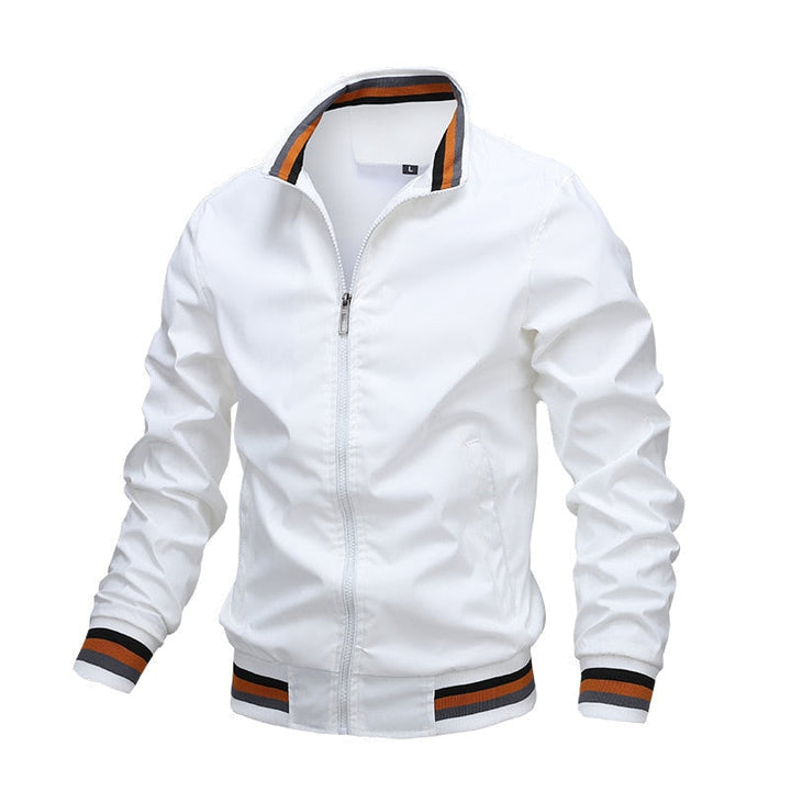 Bequeme, warme Herren Winter Bomberjacke mit Reißverschluss, ein Must-have für moderne Herrenmode.
