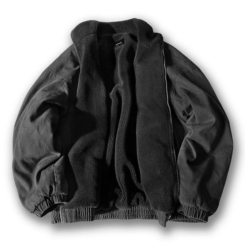 Modische Herren Winterjacke, warm & bequem, mit Reißverschluss, perfekt für stilvolle Freizeit.