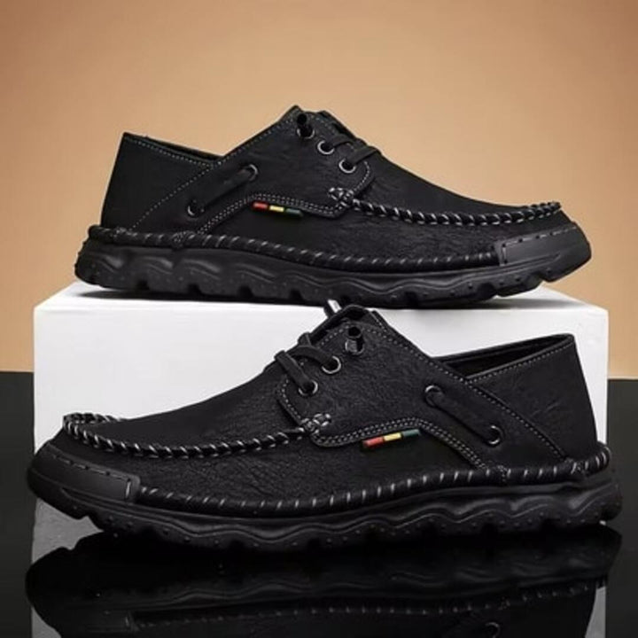 Warme, robuste Herren Winter-Oxfords in Dunkelbraun, komfortabel und elegant. Perfekt für Business und Freizeit.