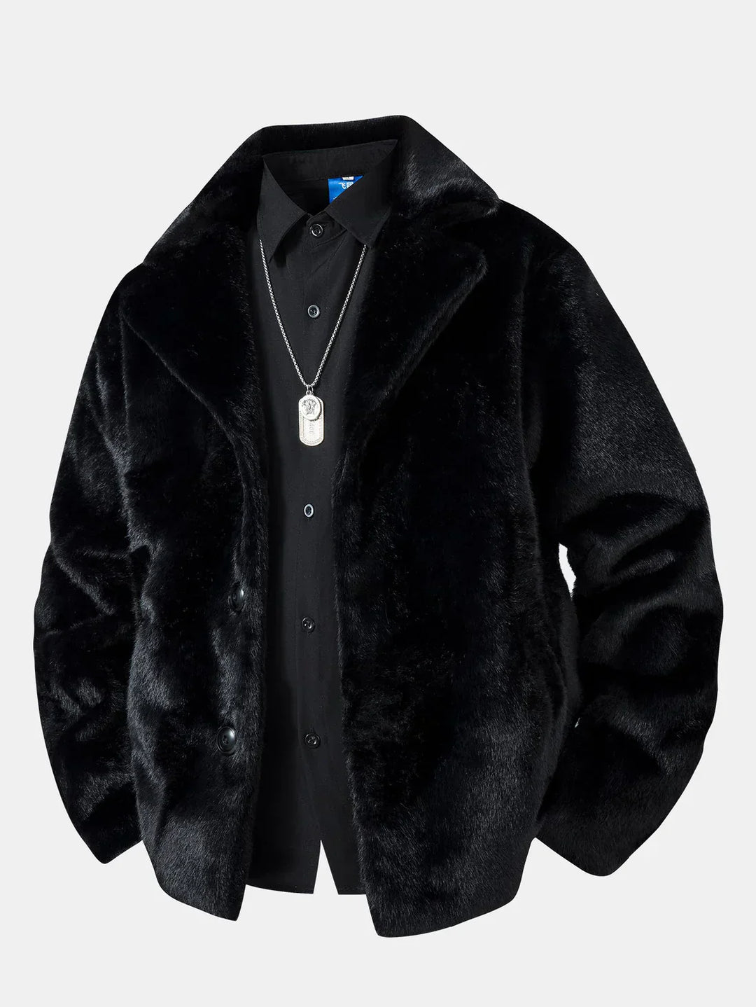 Warmhaltende Herren Winterjacke mit eleganter Knopfleiste, ideal für den Lagenlook und kalte Wintertage. Herrenmode.