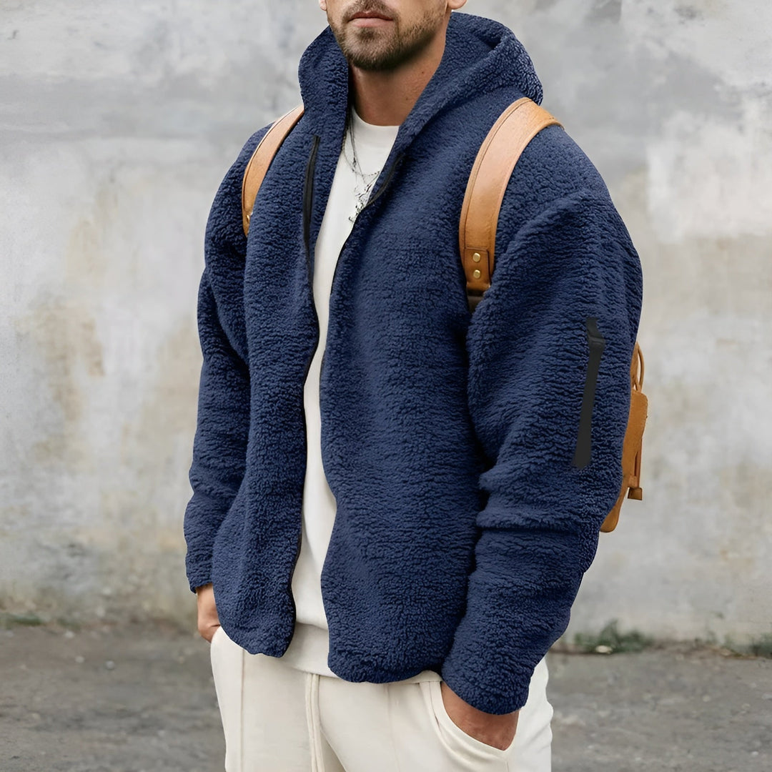 Robuste Herren Winterjacke für den Winter. Hält warm & ist bequem; ideal für Outdoor-Einsatz.